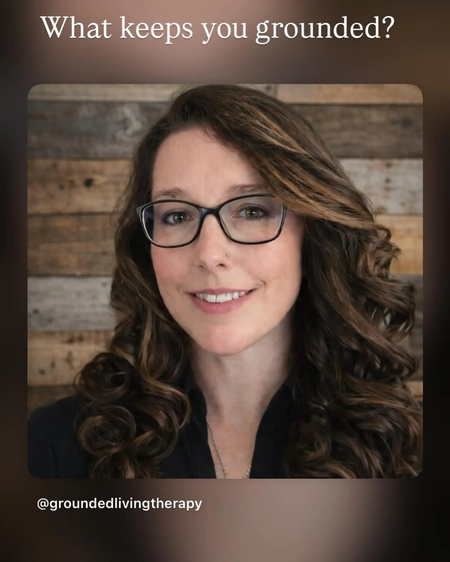 A few months ago I received an email Kim Kelleher from
Grounded Living Therapy, LLC, she had a beautiful social media project idea and asked if I was interested. Spotlighting local small businesses and asking how we stay grounded, tying in to her bus