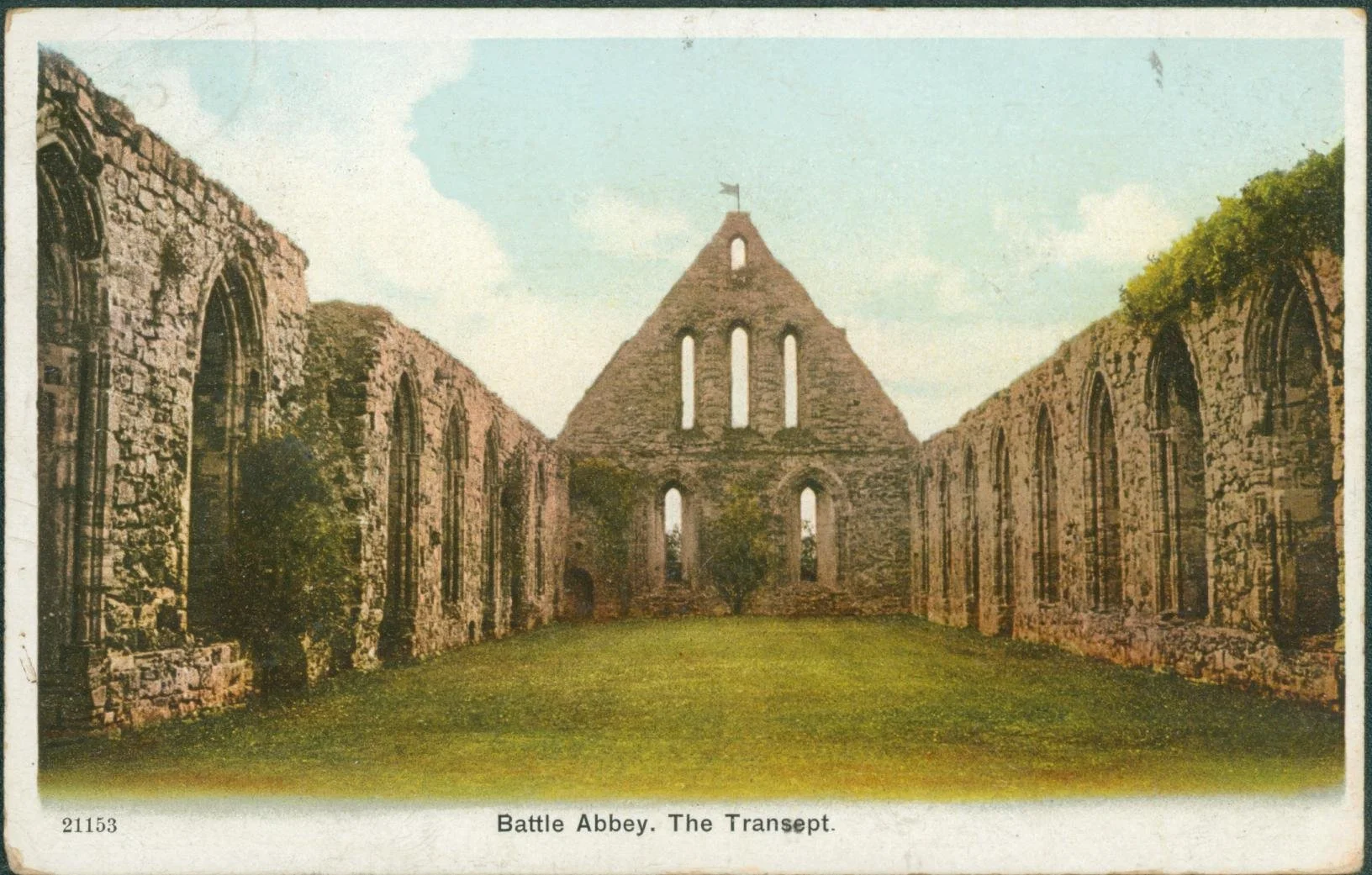 Battle Abbey The Transept Postcard