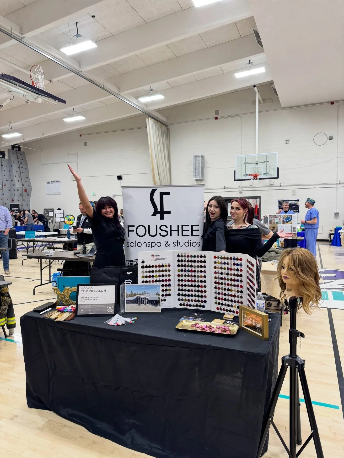 CAREER DAY! 
Some of our stylist visited @goddardlps for career day, and showed these kids what a DREAM job can look like!