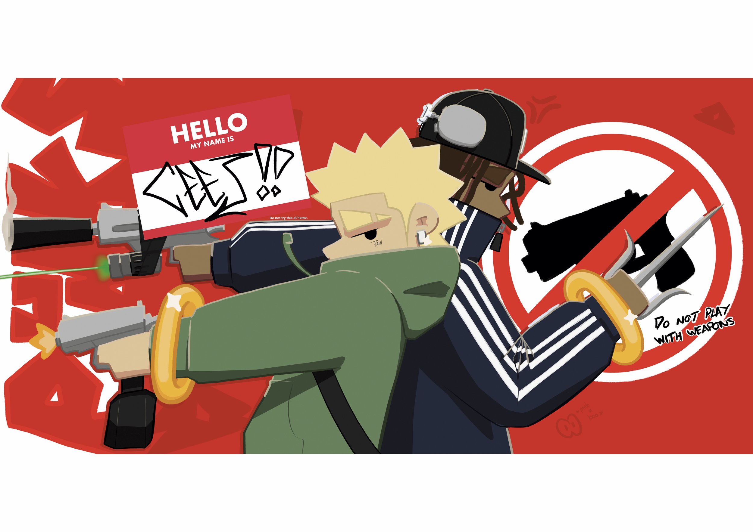 Don't play with guns!