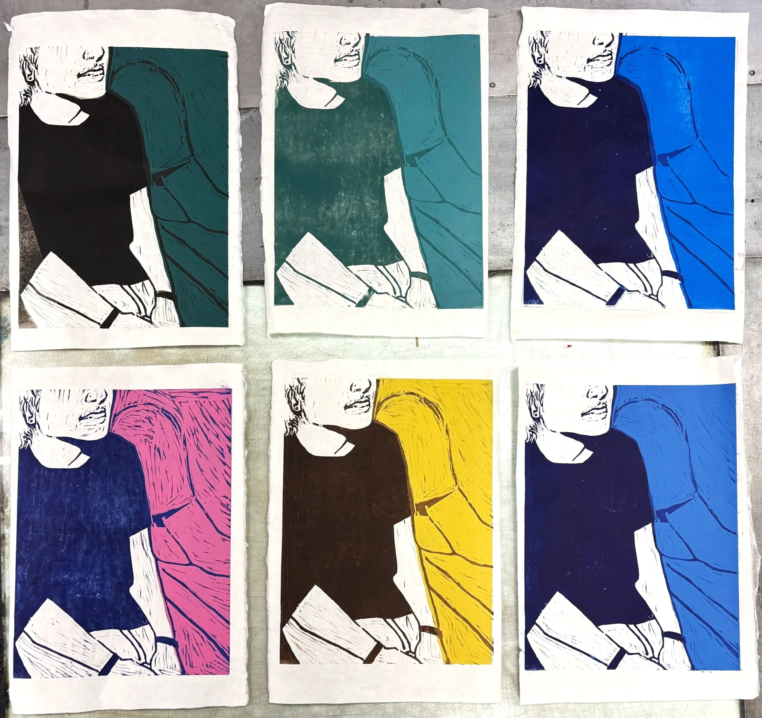 self portrait, 18"x24" (per sheet), 2026