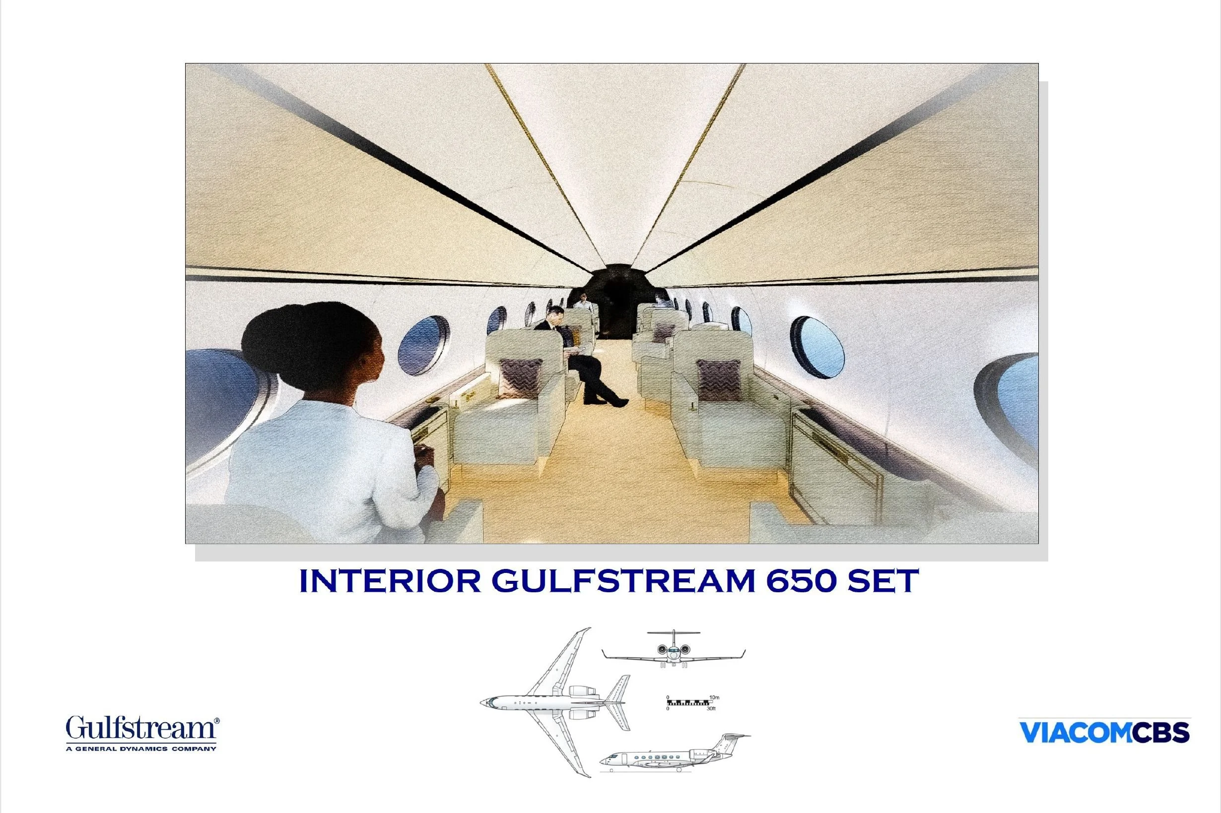 GULFSTREAM 650 INTERIOR SET- CLICK IMAGE TO OPEN