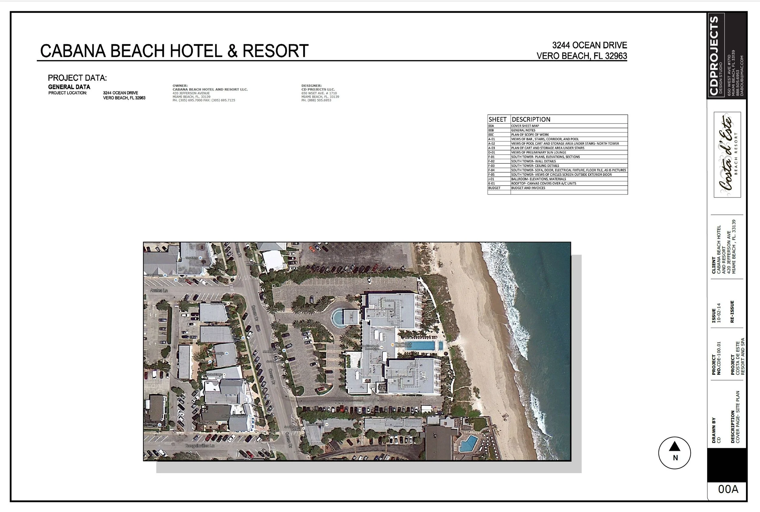 COSTA DE ESTE HOTEL REMODEL- ESTEFAN ENTERPRISES