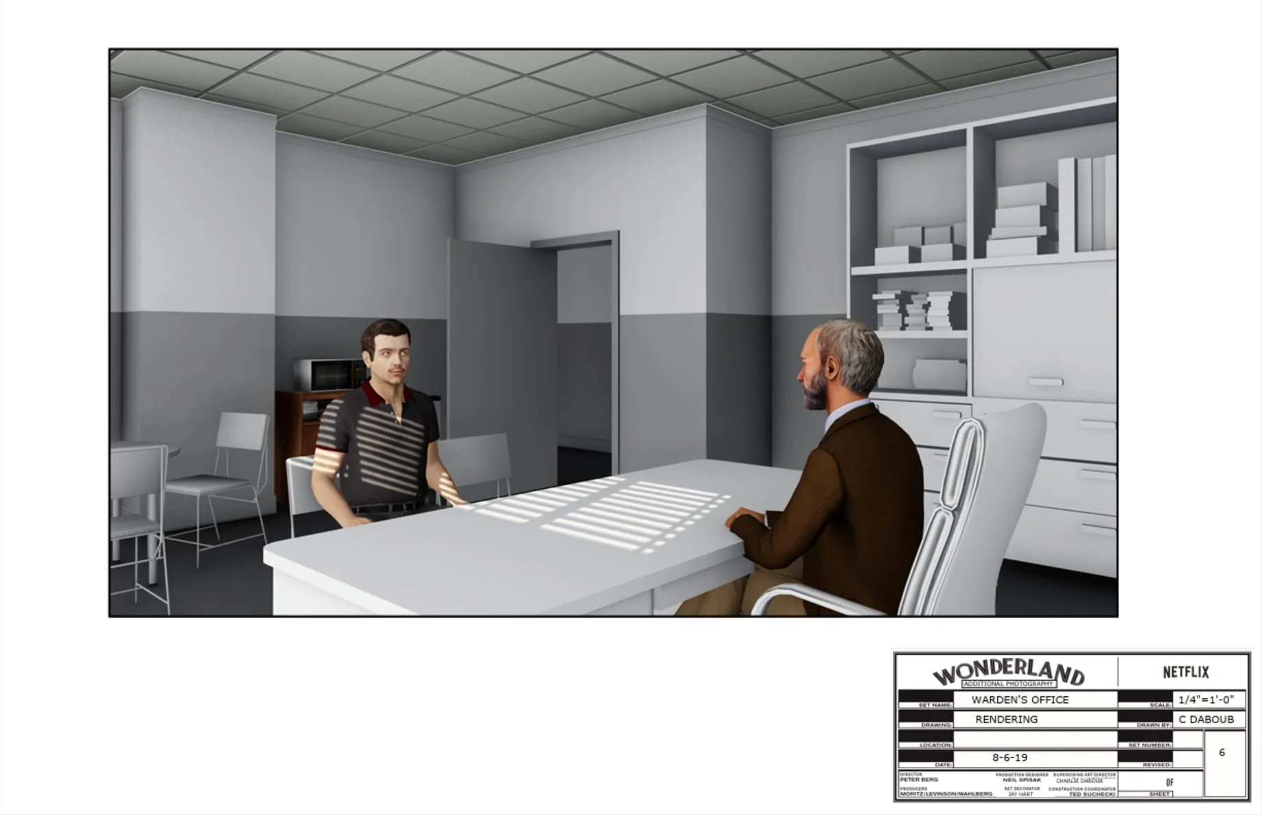 Spenser Confidential- Wardens office-Click Image to Open