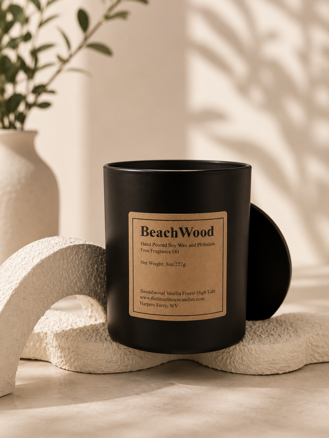 Beachwood Soy Wax Candle 8oz