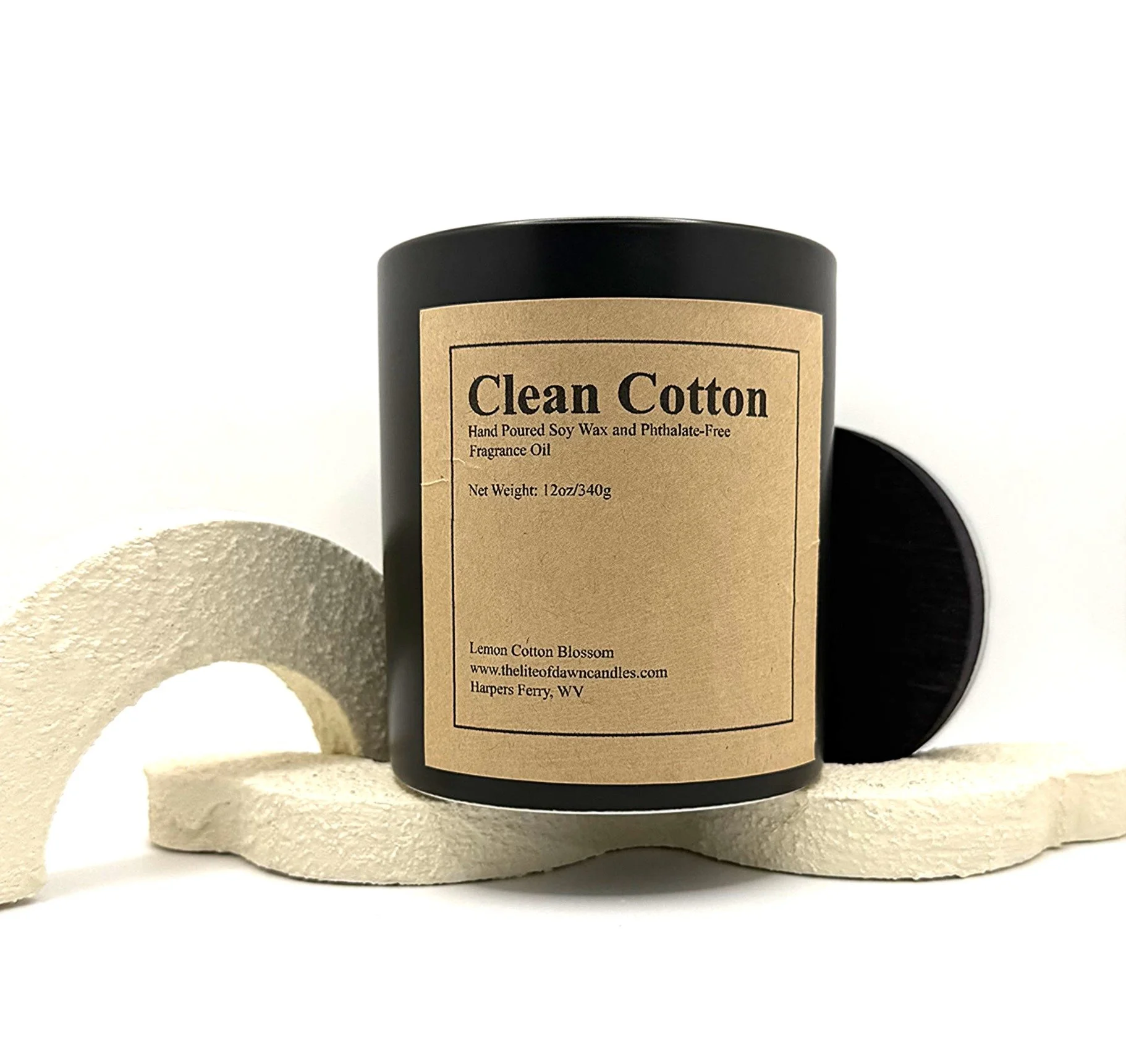 Clean Cotton Soy Wax Candle 12oz