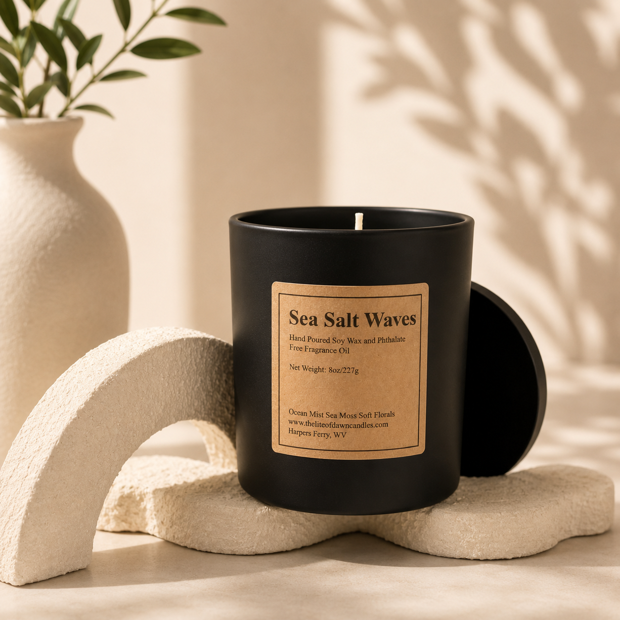 Sea Salt Waves Soy Wax Candle 8oz