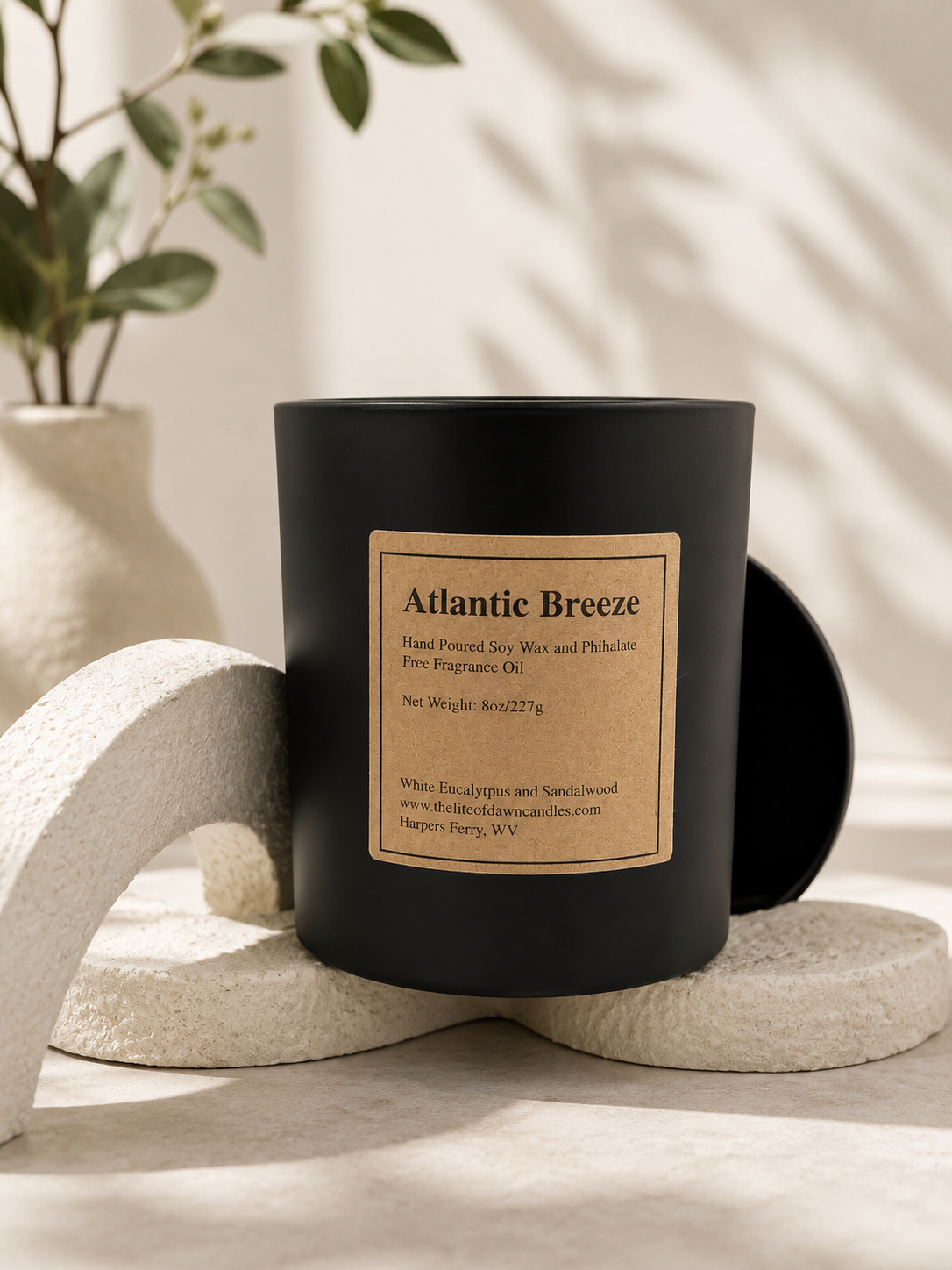 Atlantic Breeze Soy Wax Candle 8oz