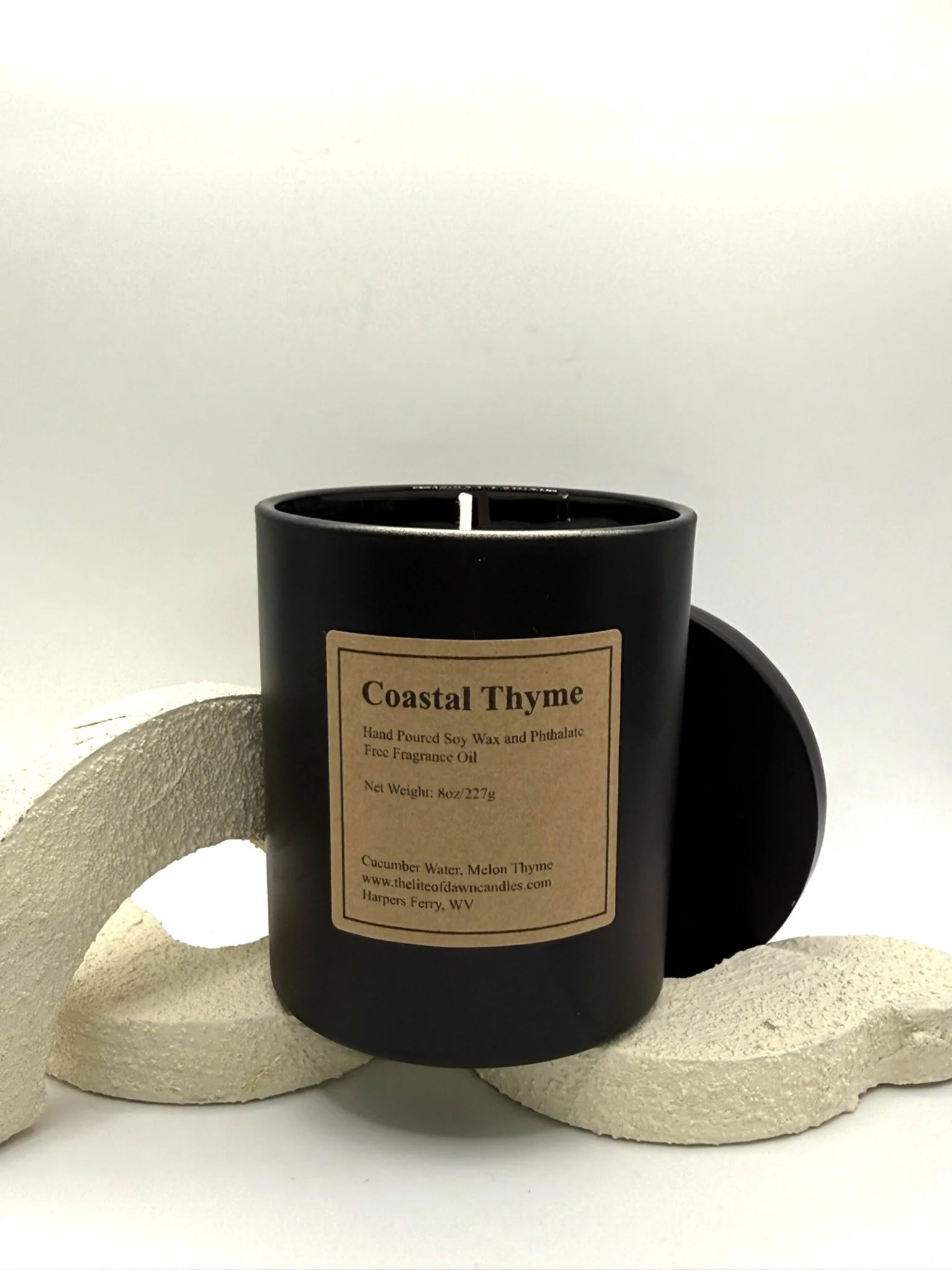 Coastal Thyme Soy Wax Candle 8oz