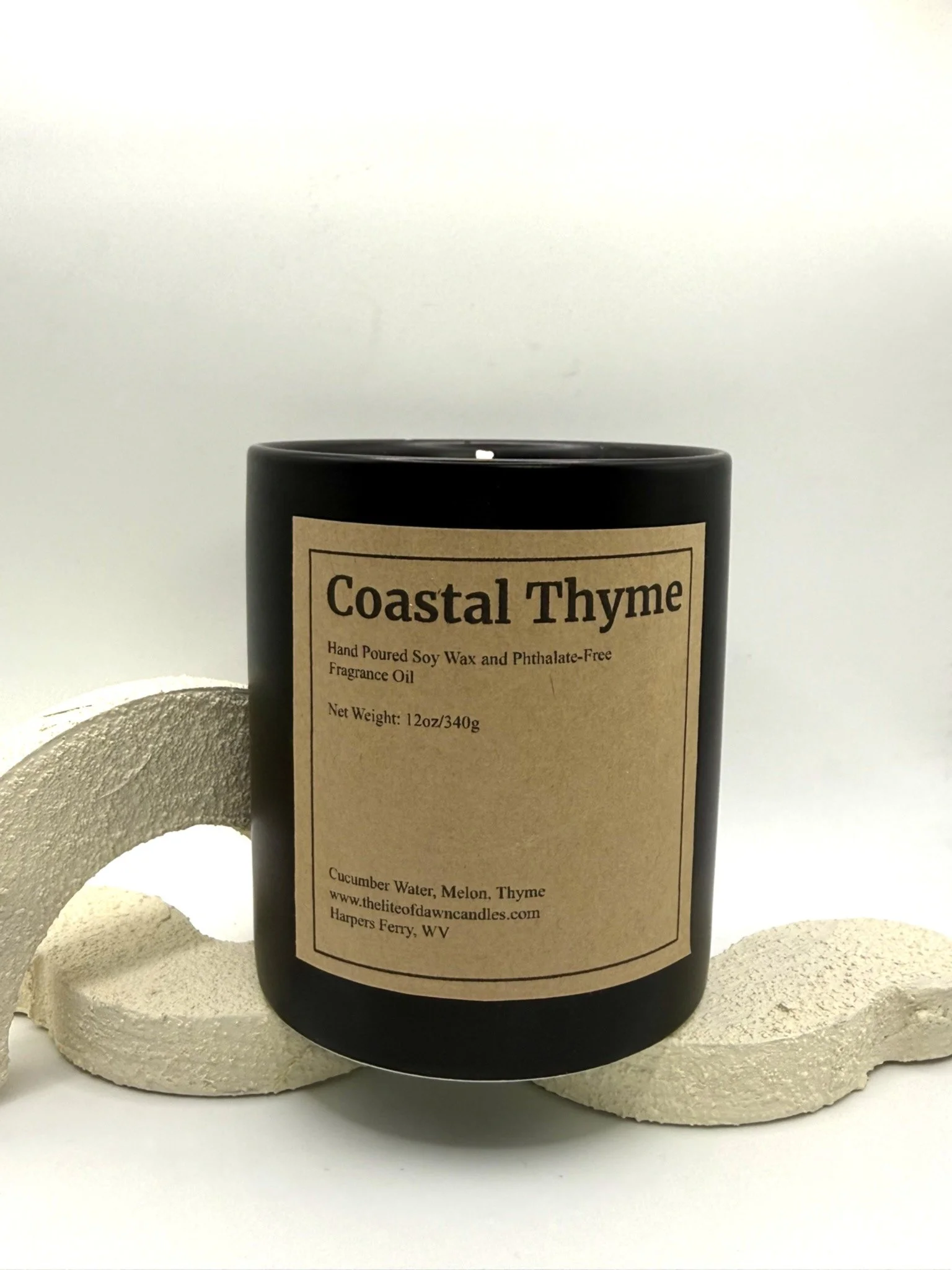 Costal Thyme Soy Wax Candle 12oz