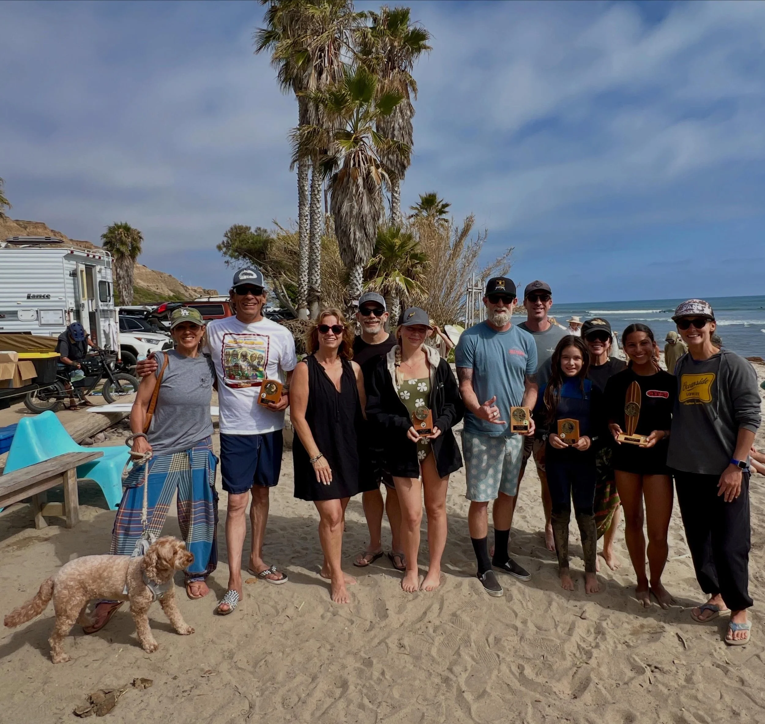 What a great weekend down at the @sanonofresurfingclub &lsquo;s annual Chuck contest. 

The DLSA team did awesome with with a few folks walking away with trophies. 

Luciana - 4th
Kennedy - 6th
Zephyrs - 2nd
Parker - 3rd
Chad&rsquo;s Biggs - 1st
RJ -