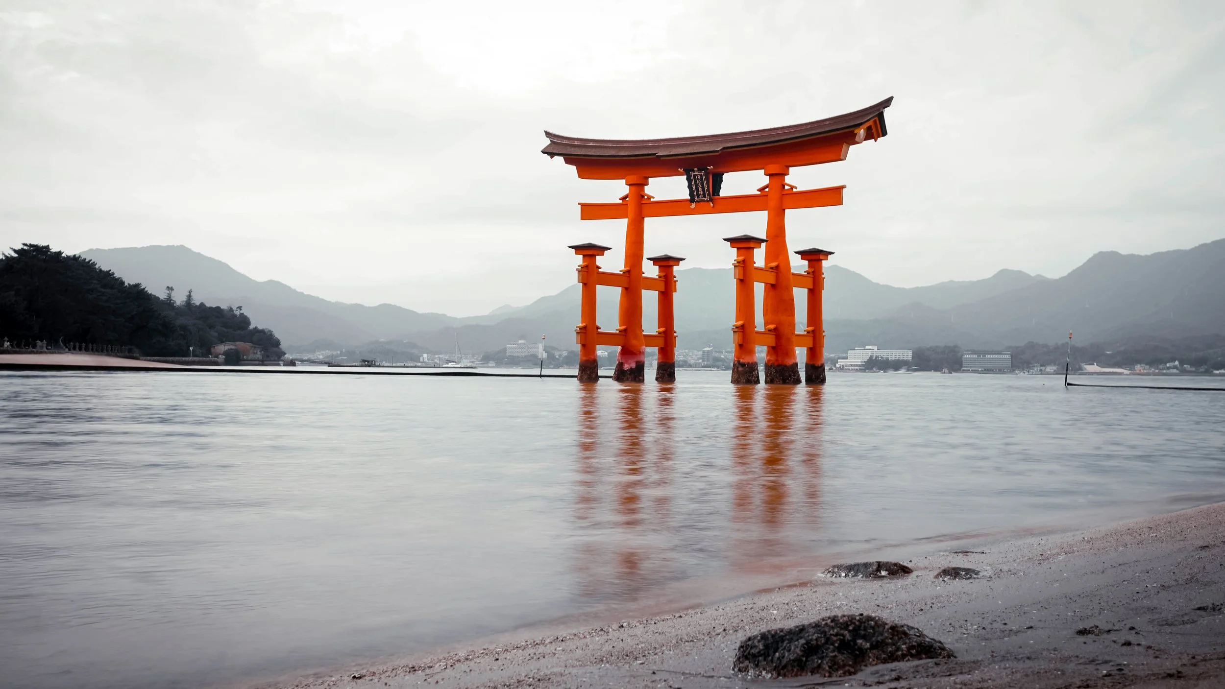 Miyajima island floating Torii gate
