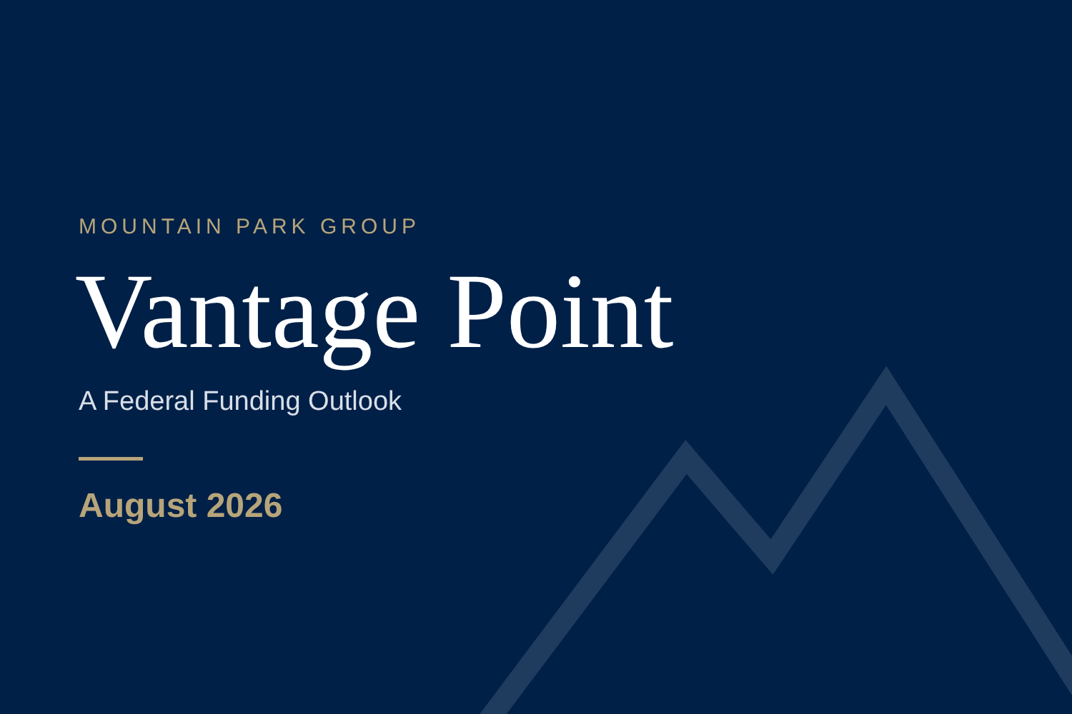 Vantage Point: August 2026