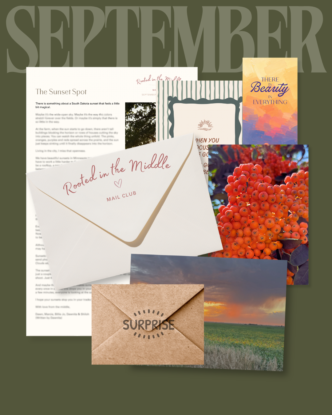 The Rooted in the Middle Mail Club
