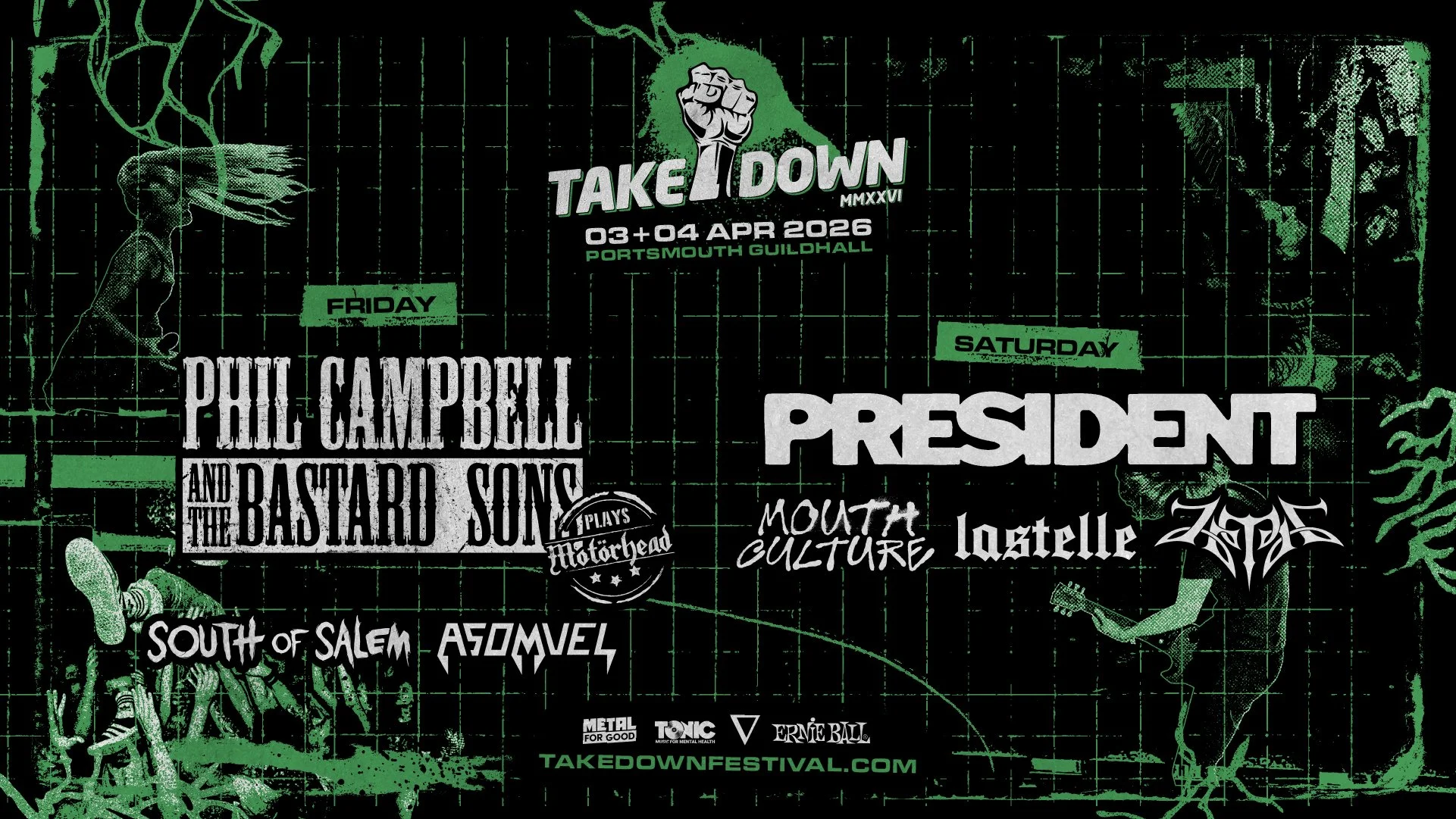 TAKEDOWN FESTIVAL ANNOUNCE MORE ARTISTS FOR 2026 EDITION
