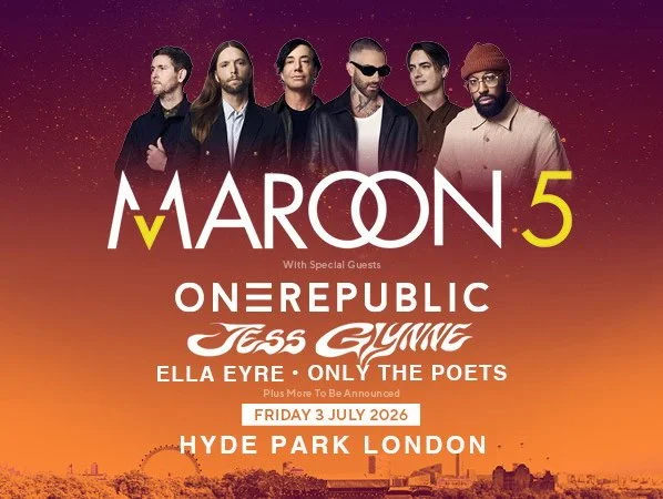 MAROON 5 ANNOUNCED AS BST HYDE PARK HEADLINER