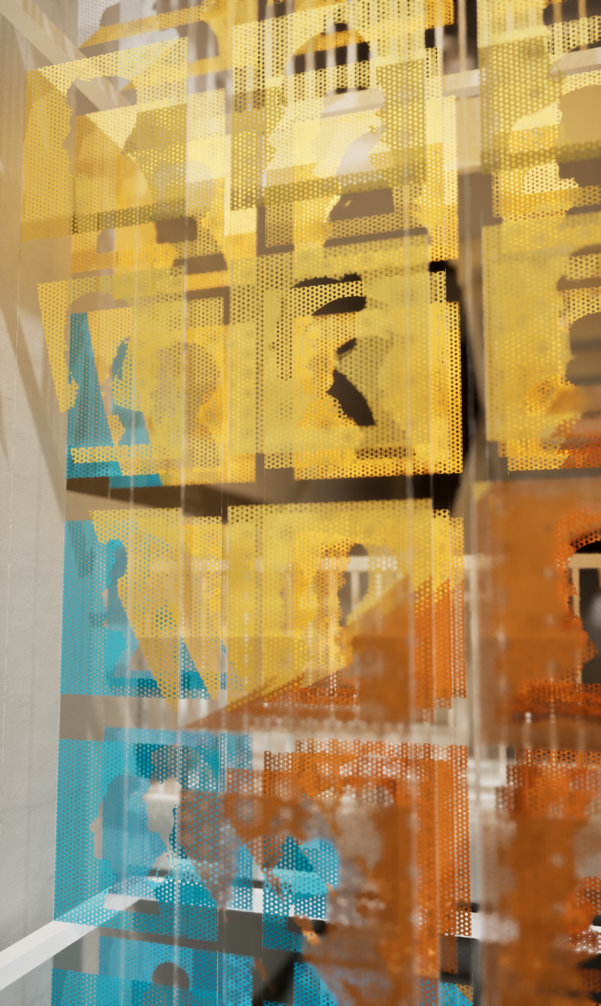 Figurative Tapestry is a public art installation in Oakland celebrating community identity through layered portrait panels and immersive design.