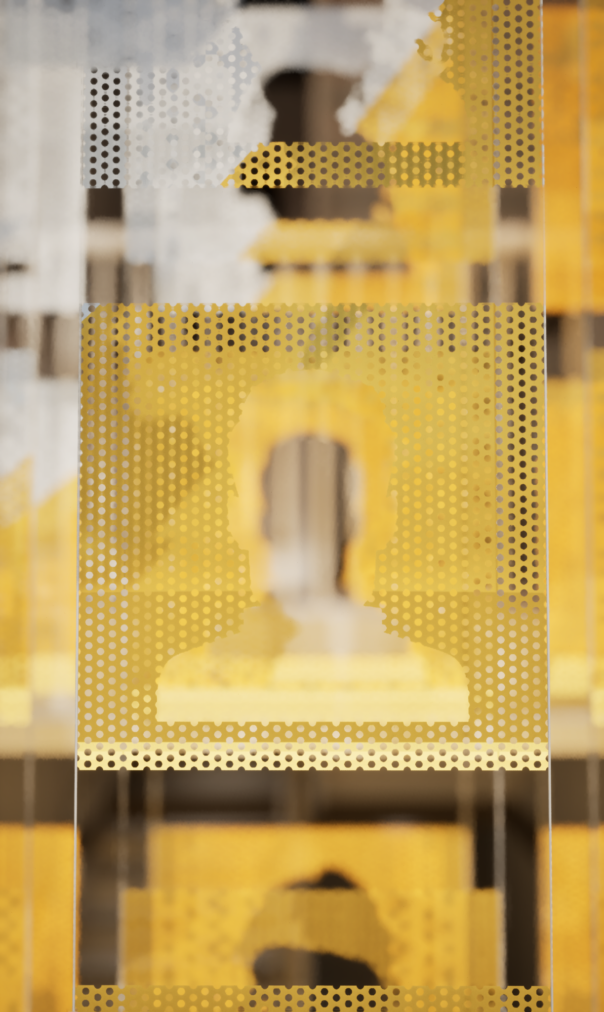 Figurative Tapestry is a public art installation in Oakland celebrating community identity through layered portrait panels and immersive design.