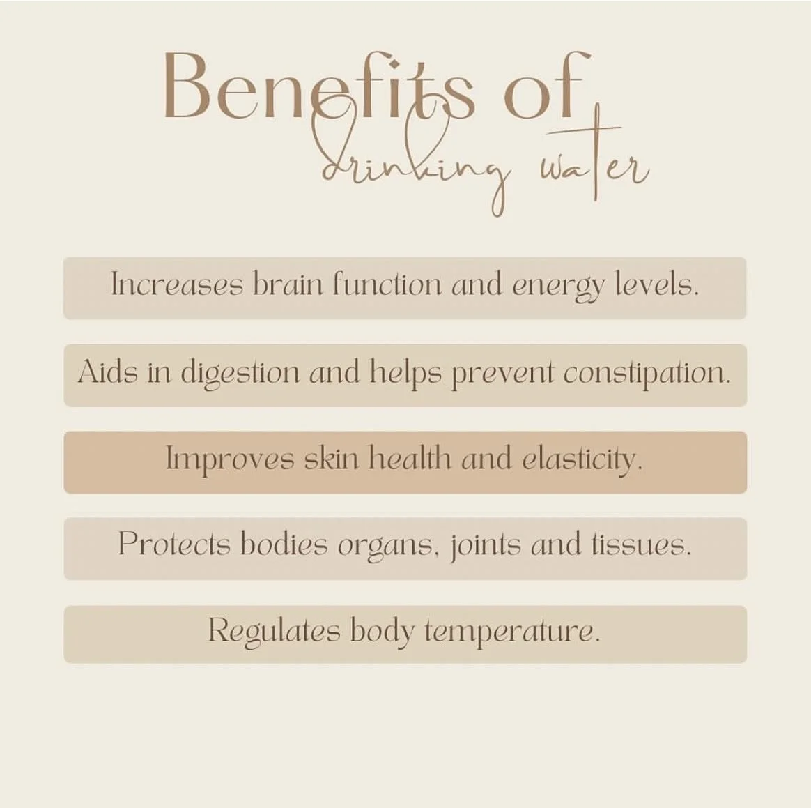 Sip your way to better health💧✨ From glowing skin to energized muscles, every drop counts when it comes to the benefits of drinking water. Stay hydrated, stay healthy!