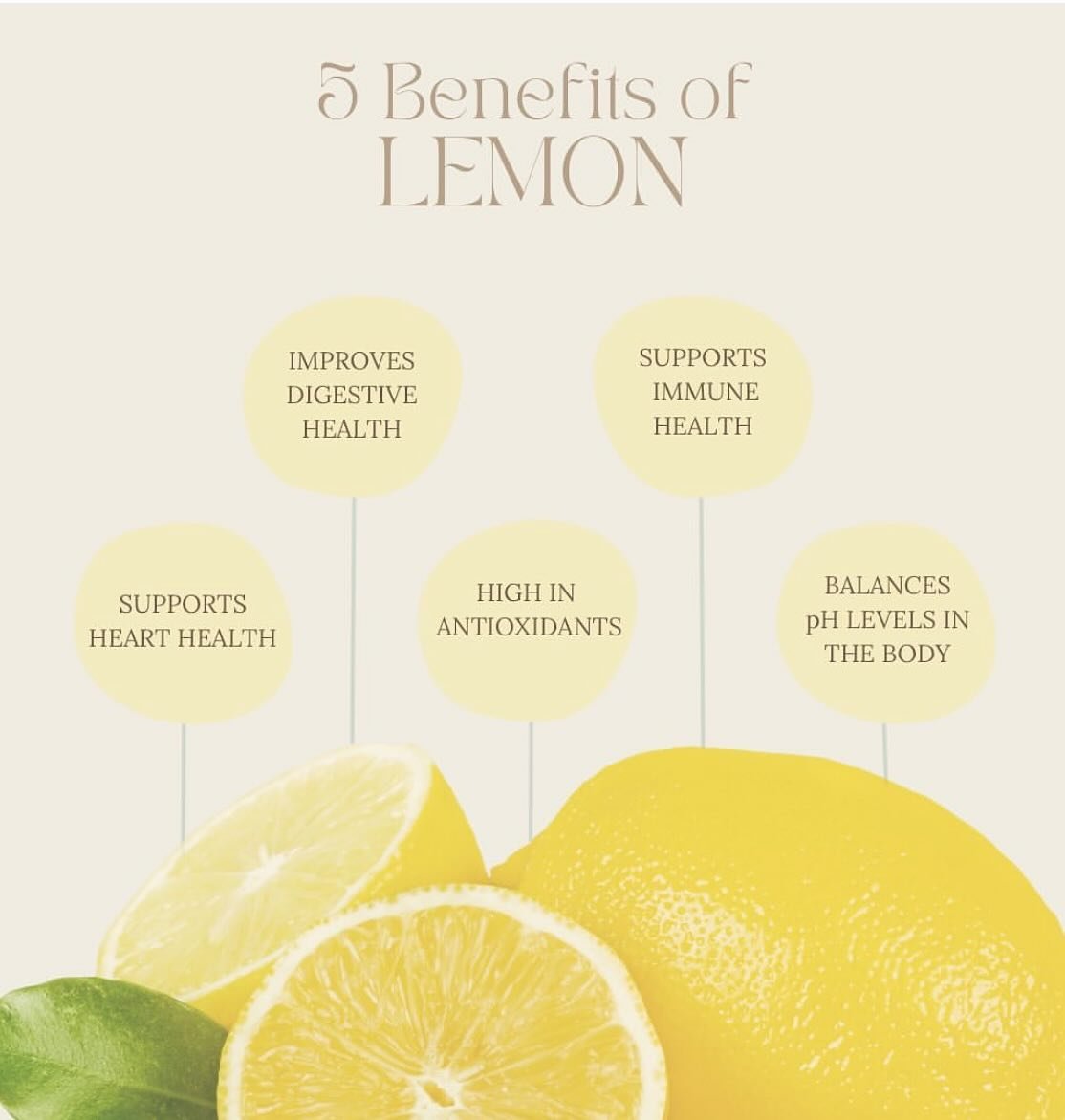 The one thing i&rsquo;ll be sure to add to my water this summer!!🍋💛 From
boosting immunity to aiding digestion, be sure to take advantage of the many refreshing benefits lemons have! ✨