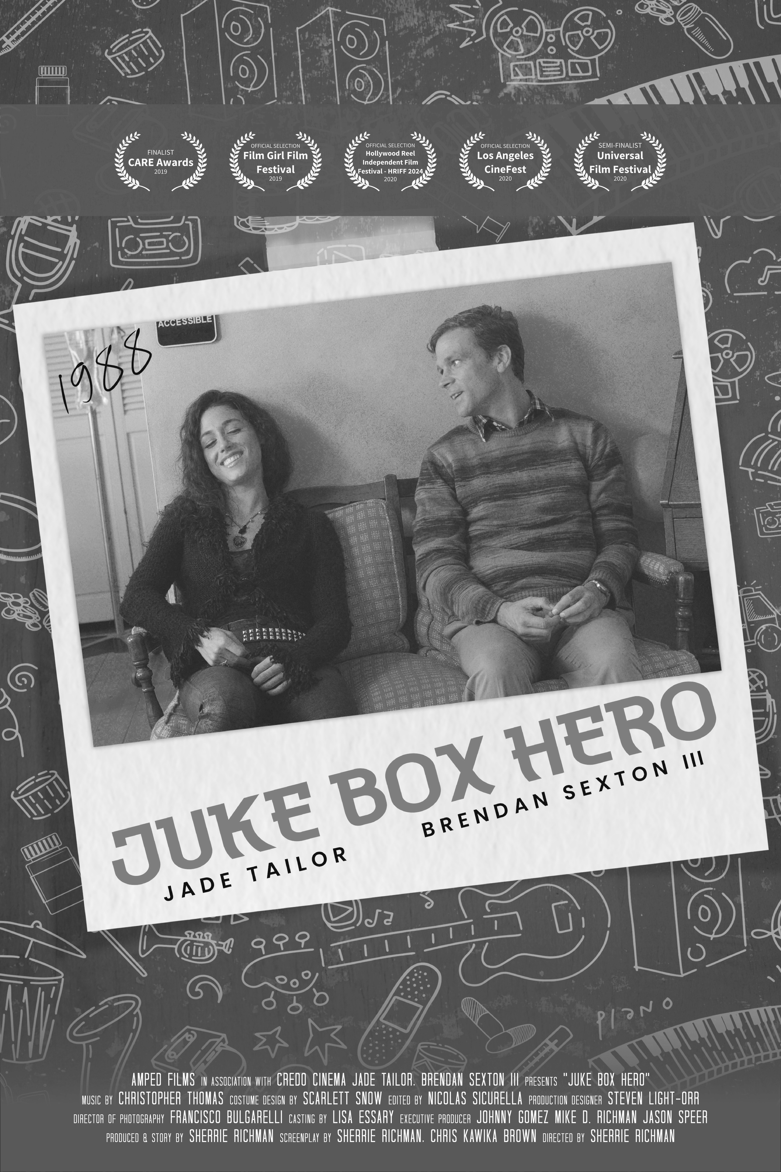Juke Box Hero B&W.png