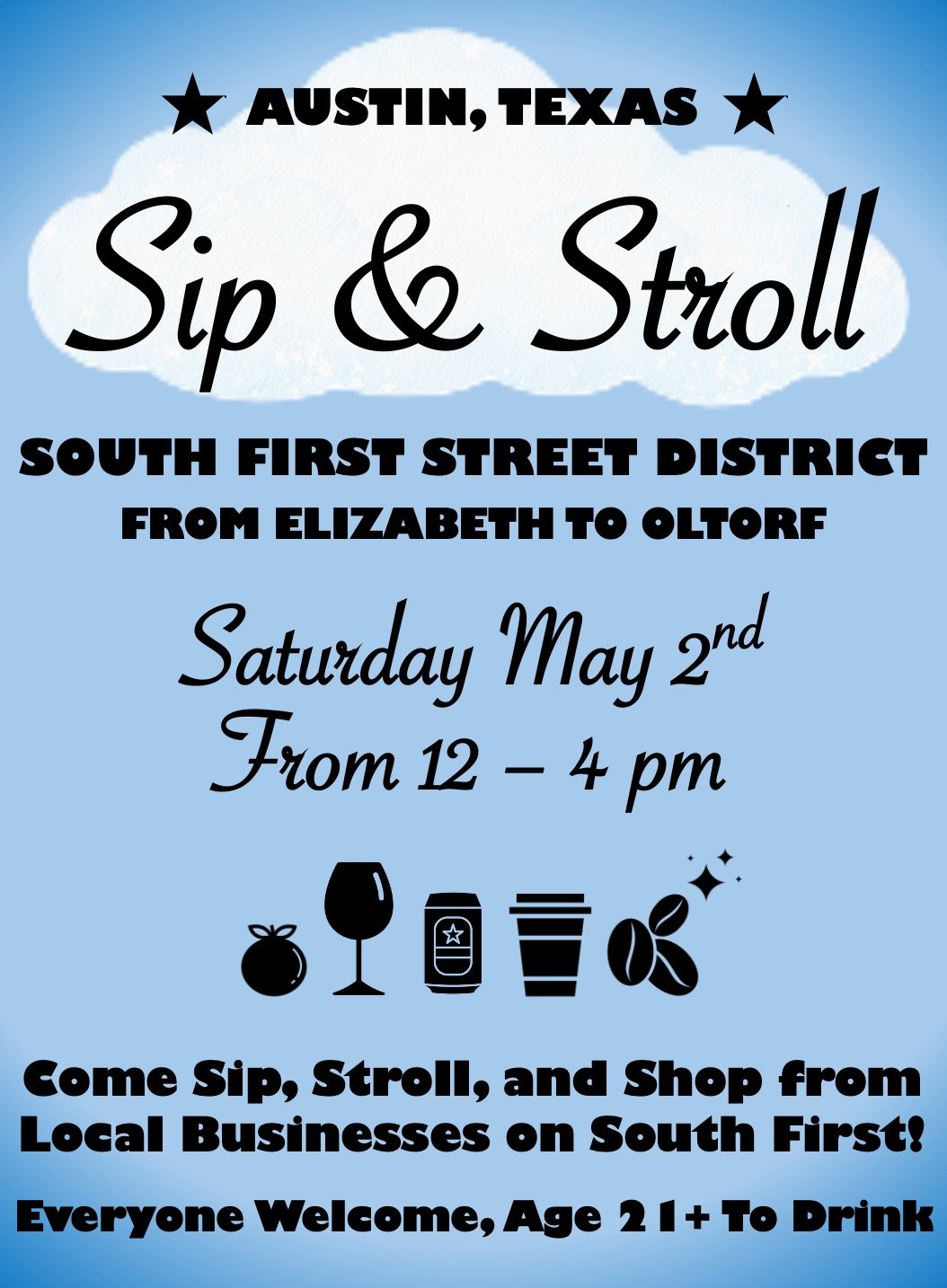 Sip &amp; stroll (south)
