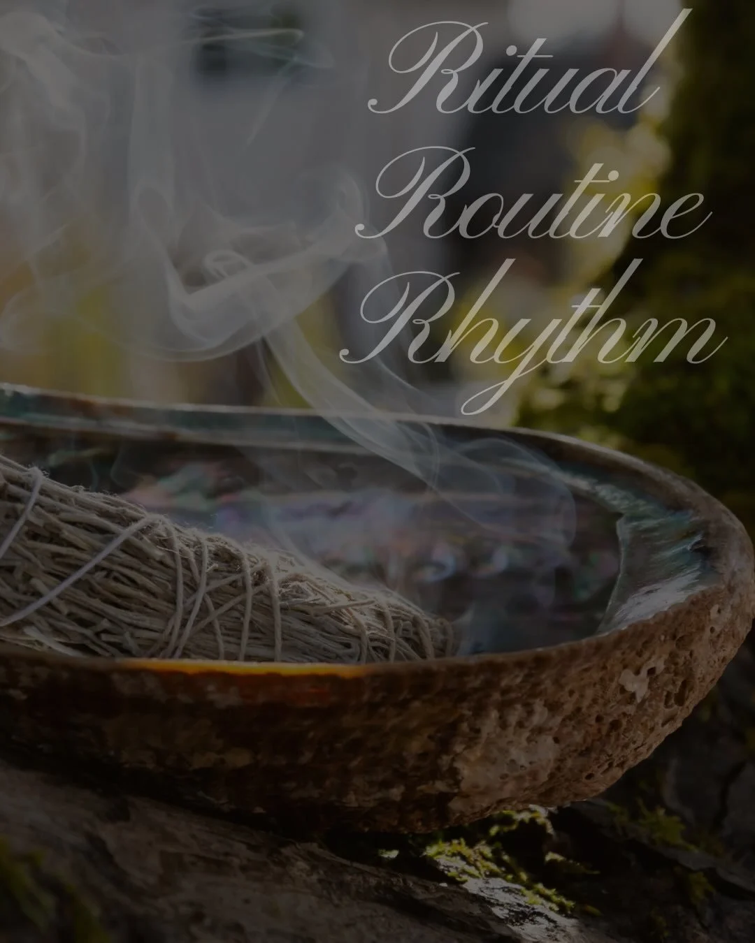 Ritual without routine is powerful but fleeting.

Routine without ritual is efficient but empty.

Ritual welcomes the animating spirit to enter, 
routine invites this animating spirit to stay.

Rhythm carries it forward.

🌀

When life calls for chan