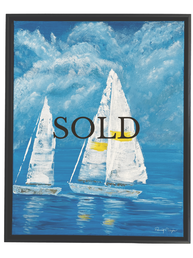 Sold - Summer Day Sail (16 x 20)