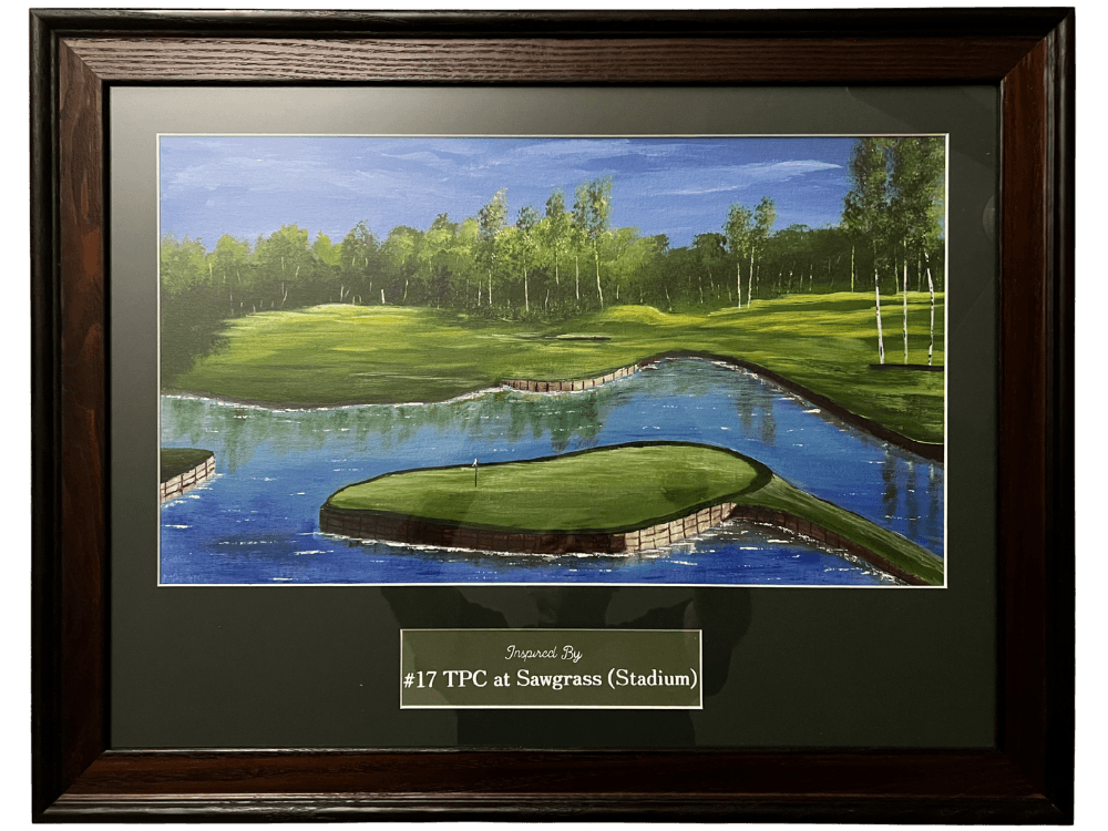 TPC #17 (27 x 22) Wood & Glass Frame