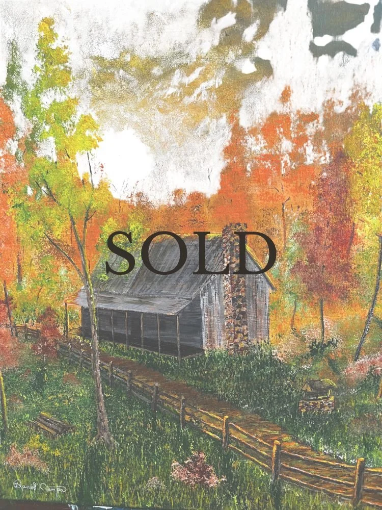 Cabin in Fall (16 x 20)