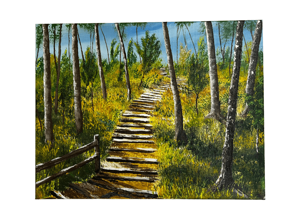 Sunlit Path (14 x 11)