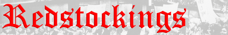 Redstockings banner