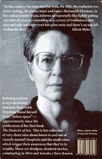 Photo of the back cover of Airless Spaces