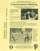 Image of the cover of the Consciousness Raising organizing packet