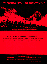 Image of pamphlet "The Sixties Speak To The Eighties. The Civil Rights Movement: Lessons for Women's Liberation."