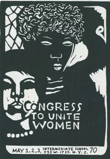 Poster: Lucia Vernarelli, Congress to Unite Women, 1970. New York City.