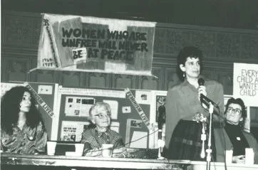 Photo of the 20th anniversary abortion speak out