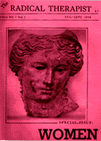 Cover of The Radical Therapist journal