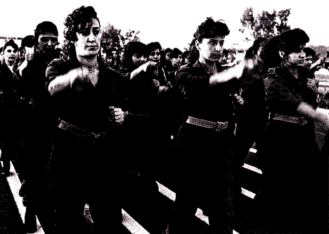 Photo of women in the Iraqi military