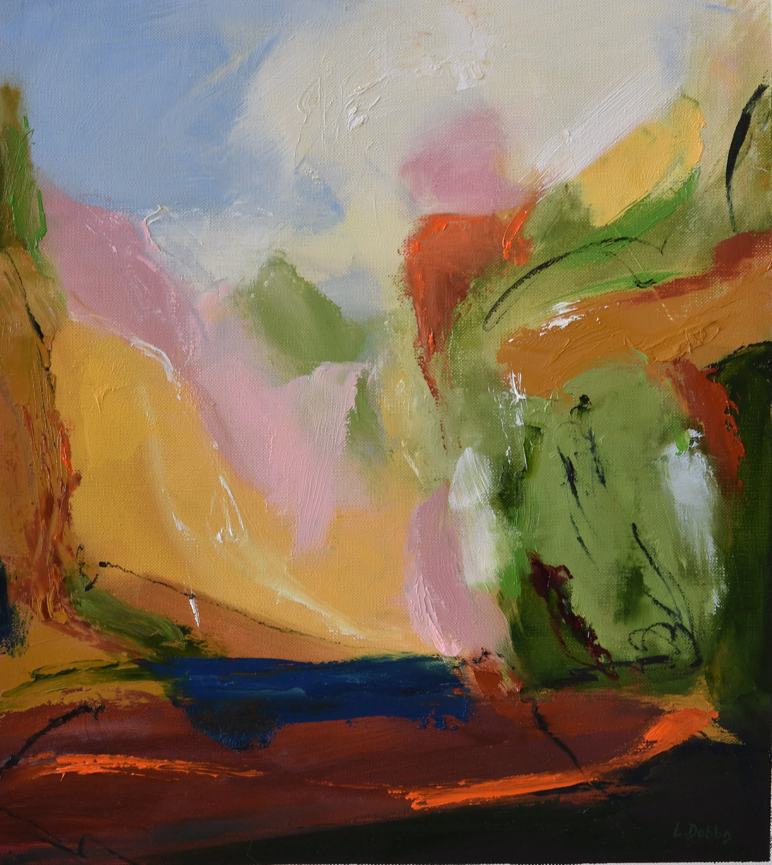 From the Stillness III, Oil on Fabriano Paper, 27x31cm