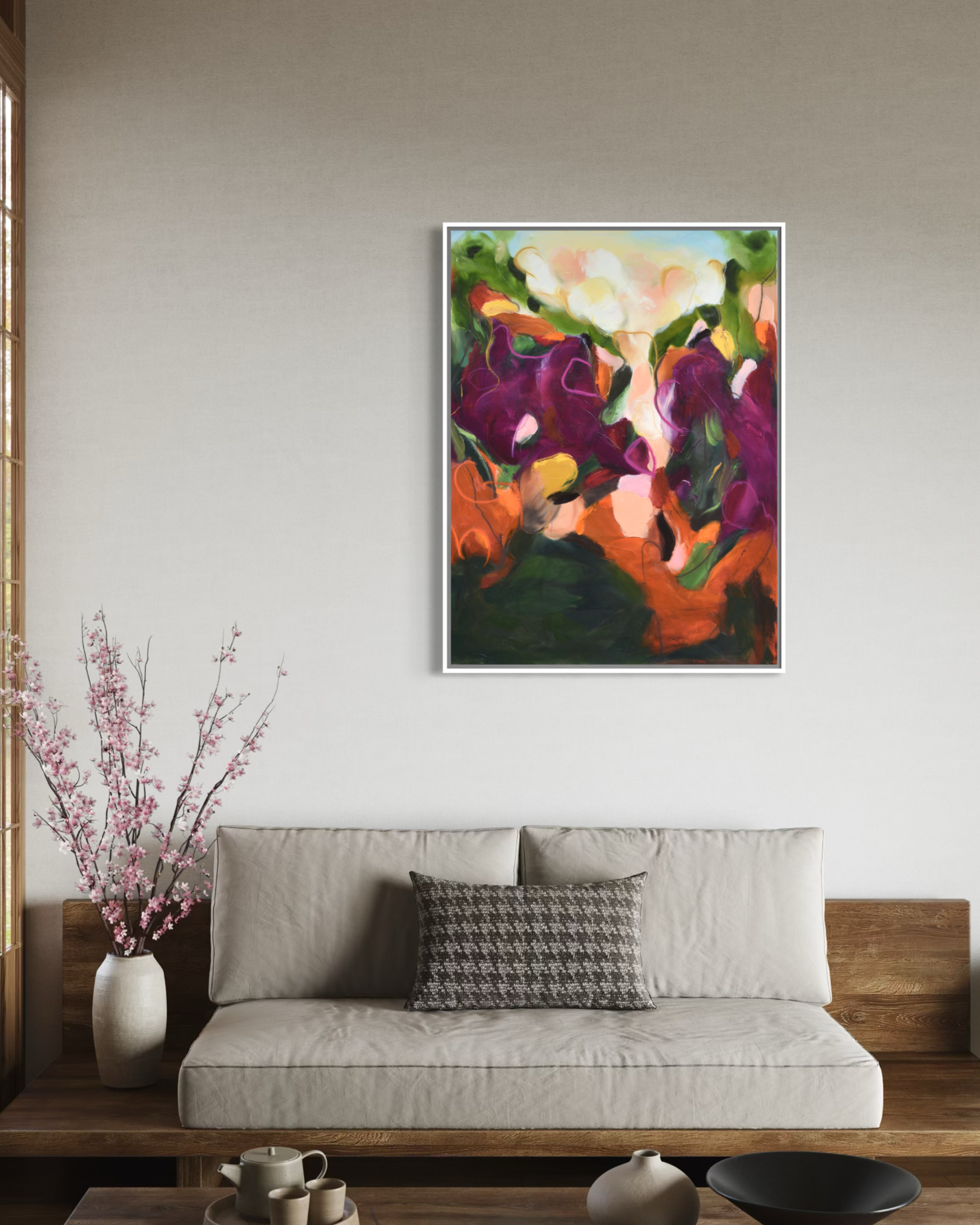 My Primrose, Oil on Stretched Canvas, 91x121cm