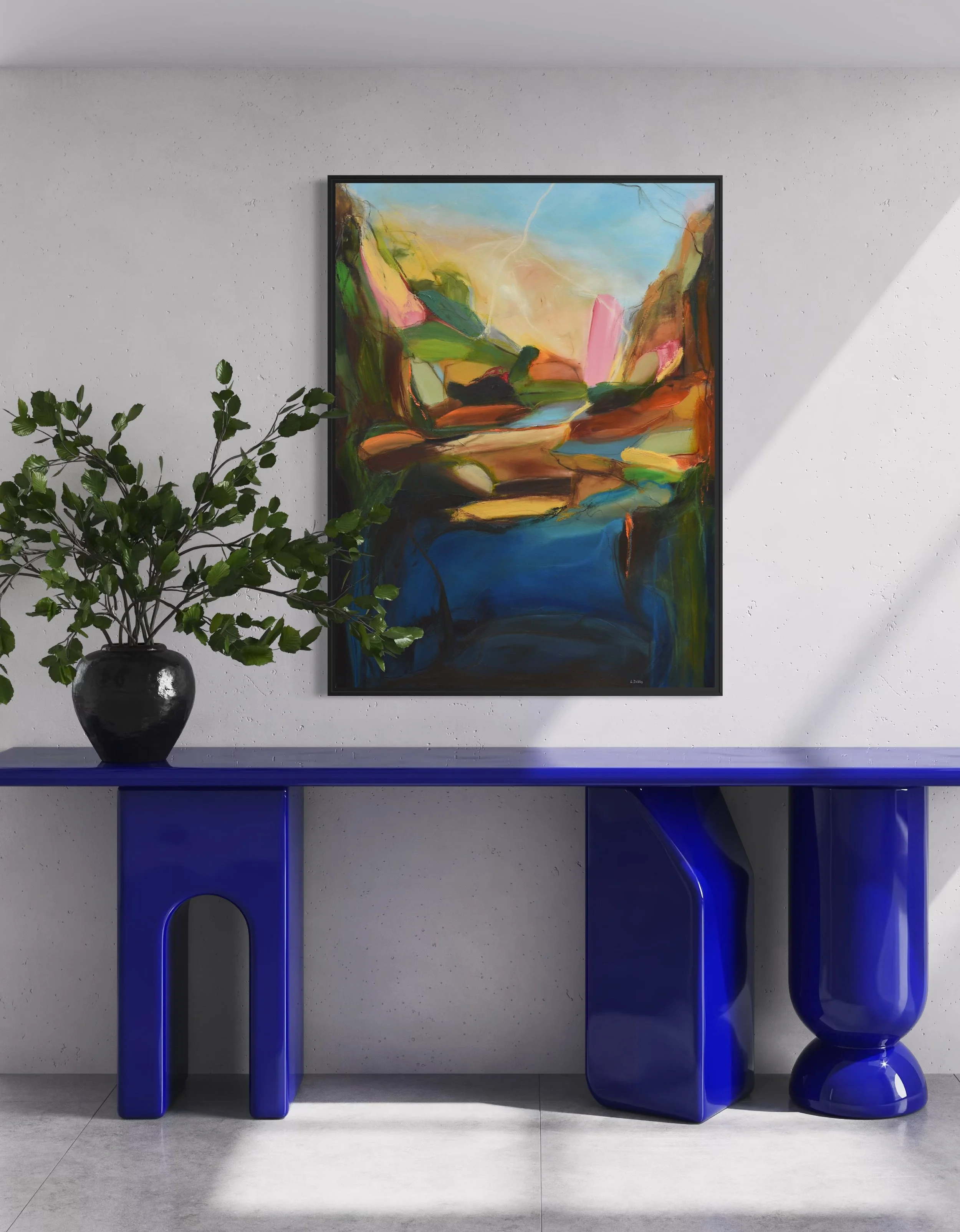 The Traces Remain, Oil on Stretched Canvas, 91x121cm