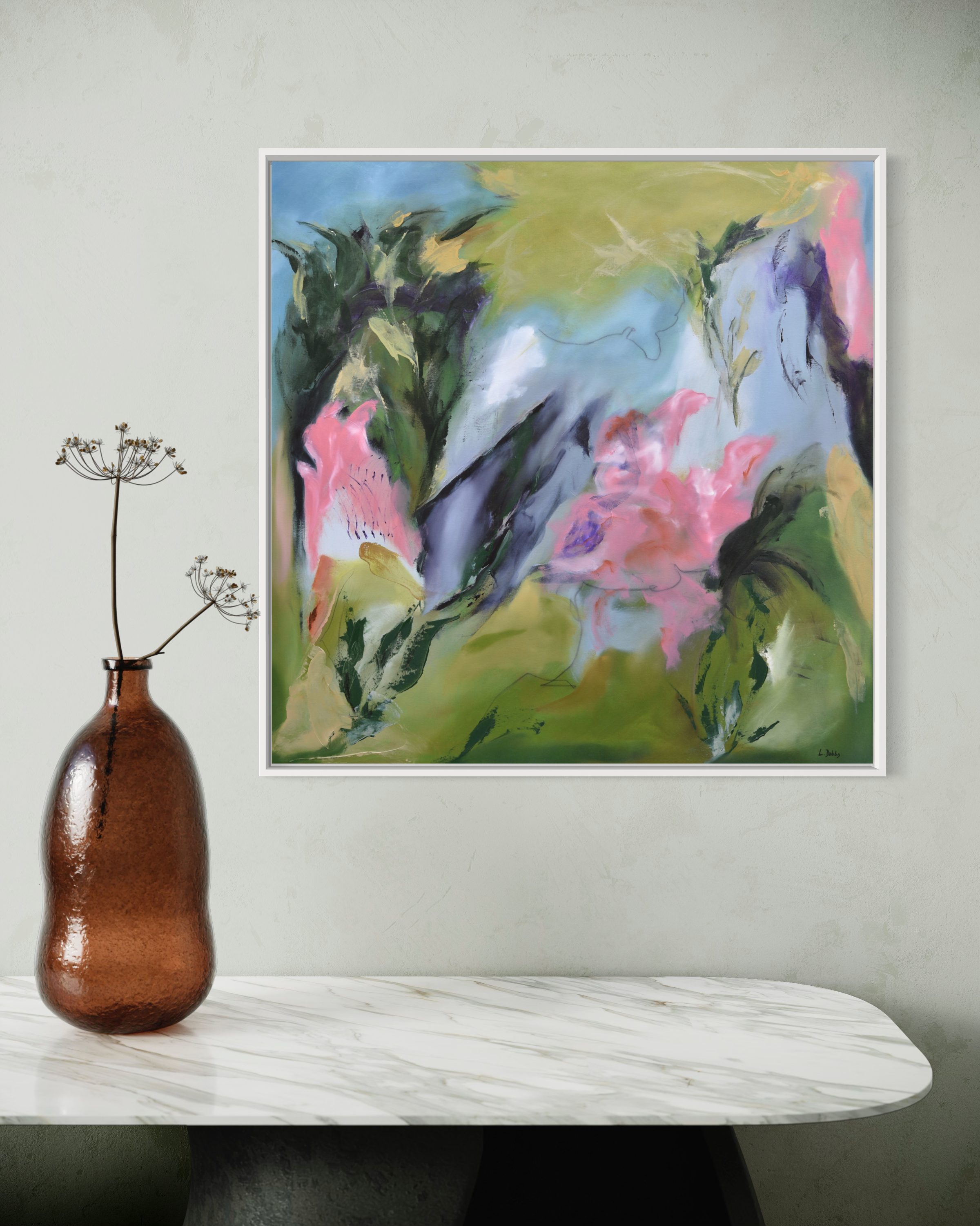 Immersion I, Oil on Stretched Canvas, 80x80cm