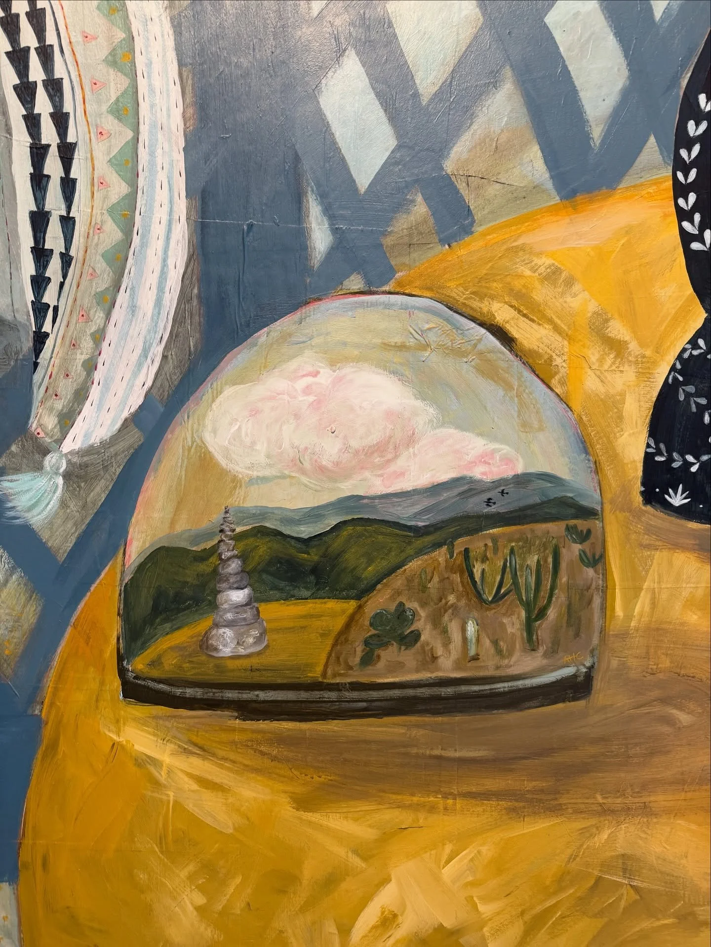 A closer look at the dreamscape Amy creates 💭 It&rsquo;s easy to see why collectors fall in love with @amycentolaart&rsquo;s paintings again and again 🧡