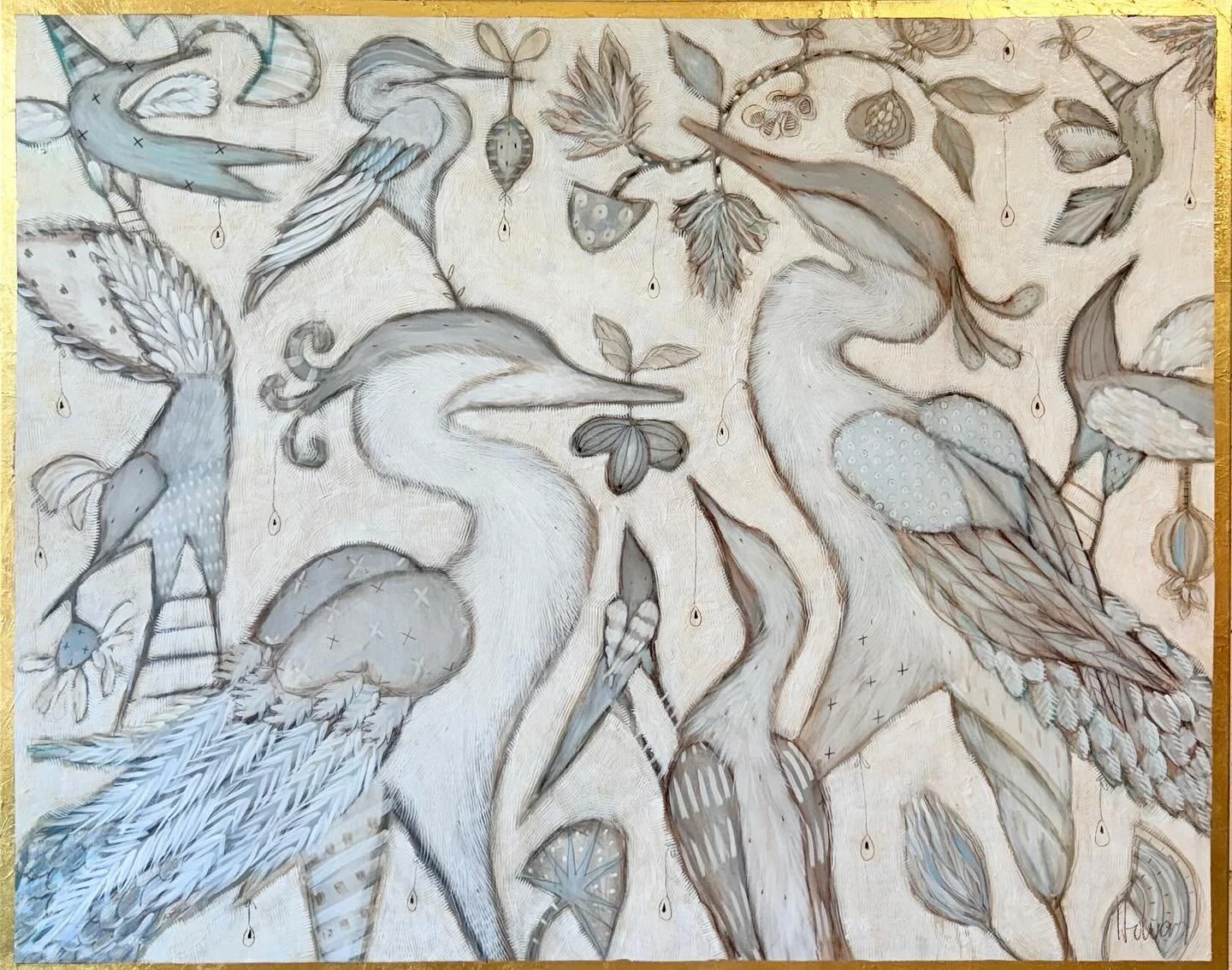 We look forward to your presence tomorrow evening (Friday 17th) from 5-8 for our festive opening of our next show &ldquo;Feathers and Form&rdquo; with the fine works of Michael Dickter and Gretchen Weller Howard. In the meantime another taster piece 