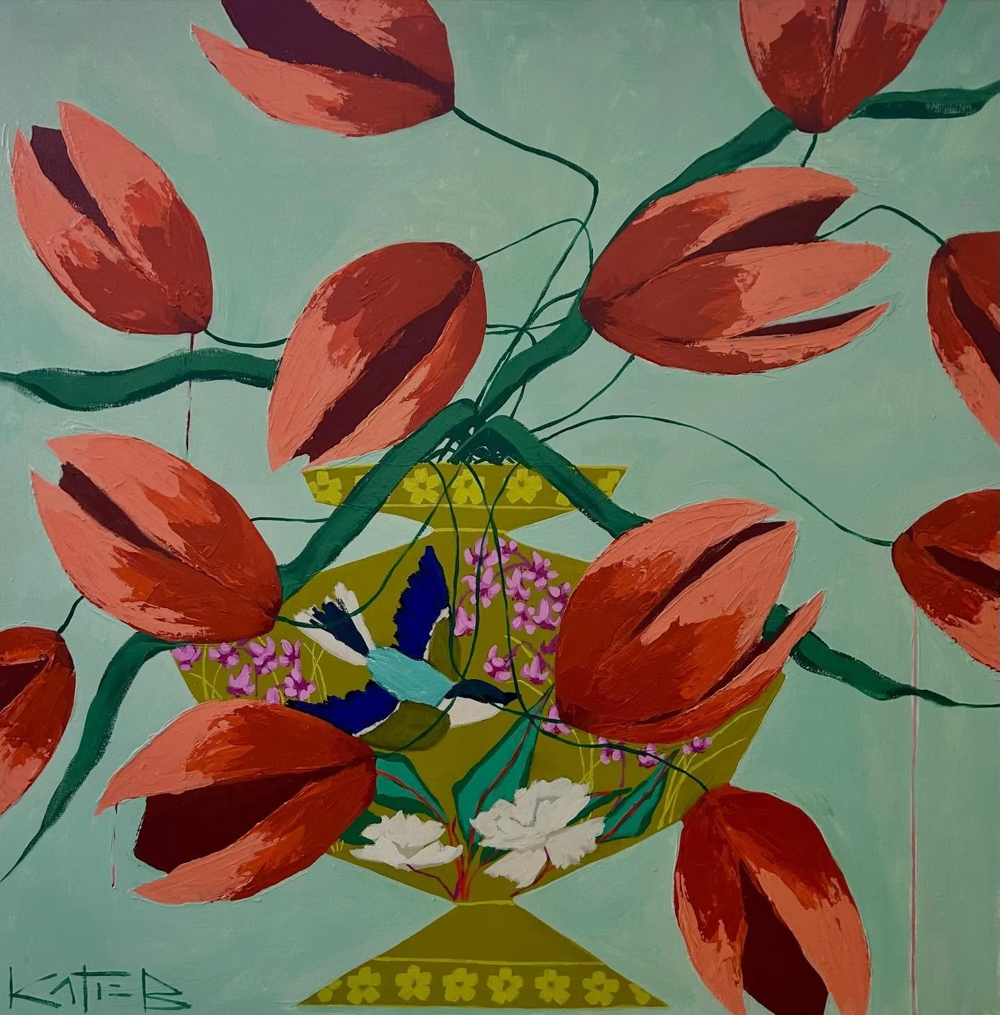 A selection of no less than NINE 48x48 paintings currently available. One of the more popular sizes you love. Check them all out and message us for any details you may need. Get your home ready for the holidays with a new or upgraded piece of art #48