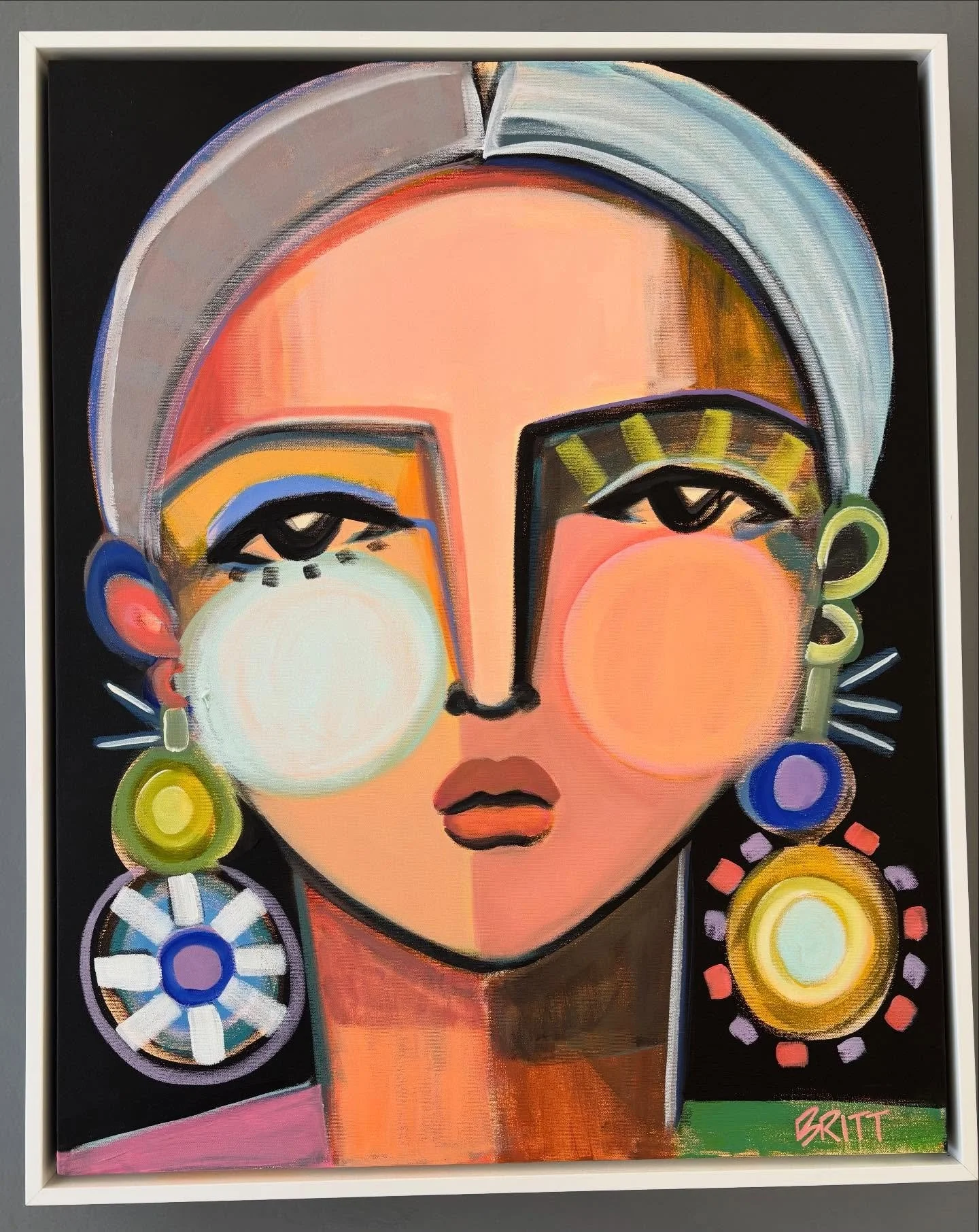 Two beautiful original acrylic on canvas paintings available from Brittany Atkinson. Both 30x24 plus frame and under $2500. Shipping on us. Message us for details #brittanyatkinsonart #artunder2500