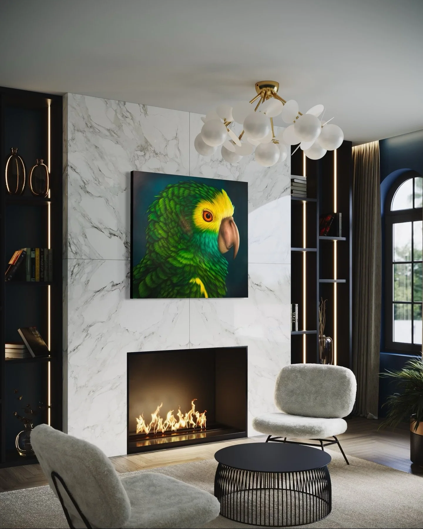 A statement in any setting! This brand new Jason Horton oil painting proves that great art adapt anywhere. 

Excited to see the space where this one ends up 🤩

Available &bull; 40x44&quot; &bull; Oil on  Panel