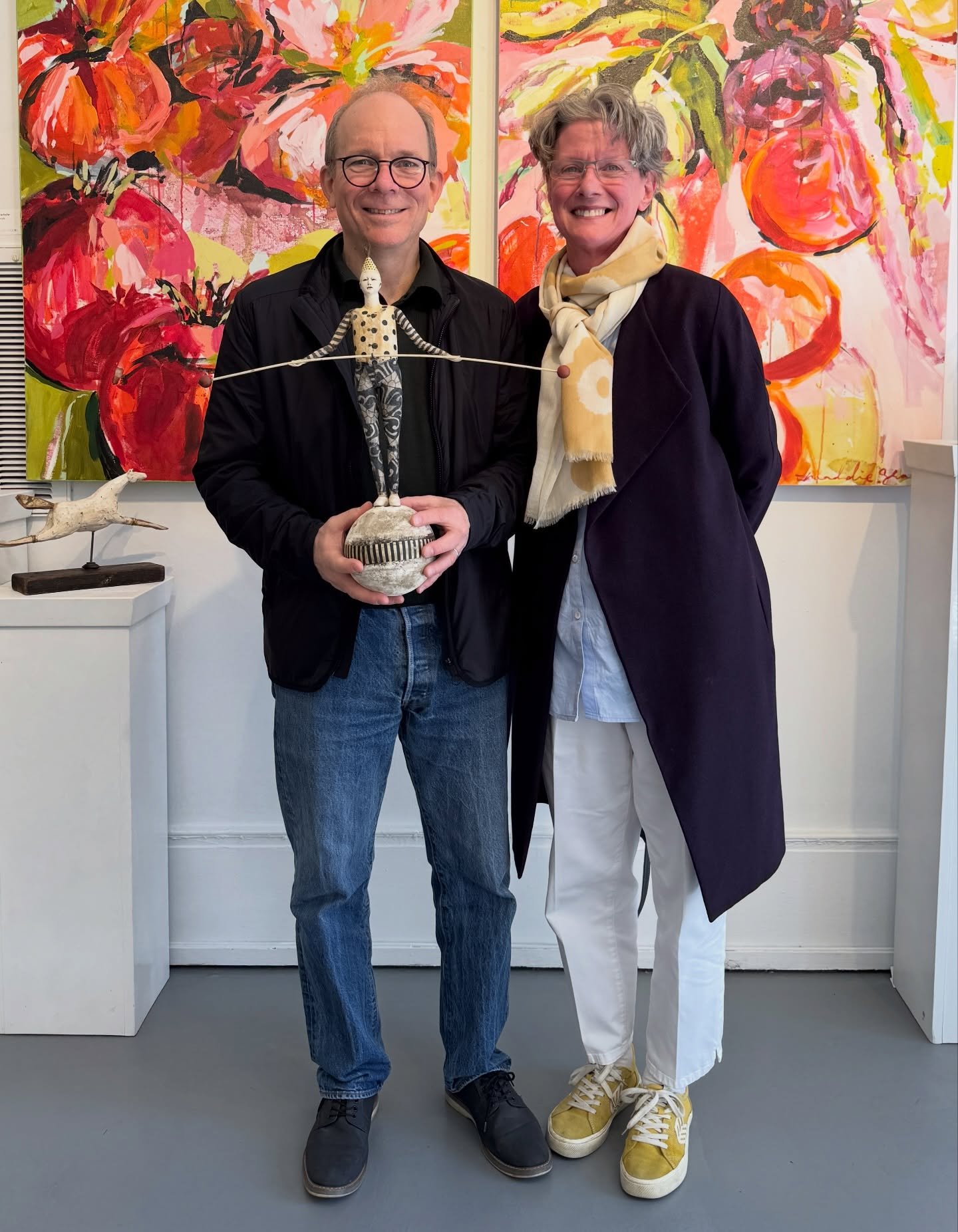 "Balance" now headed to a wonderful new home 🤍 There&rsquo;s something special about watching art begin its next chapter with collectors who truly connect to it.