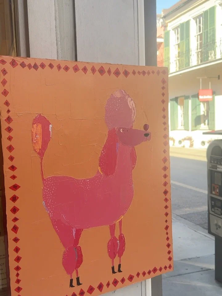 Friday in the Quarter just got a little more fabulous thanks to Trevor's latest arrivals 🥂 

Fun, fabulous, and affordable. 

"Cherry" by Trevor Mikula
Acrylic on Canvas &bull; 30x24" &bull; $1500

📍819 Royal Street | French Quarter